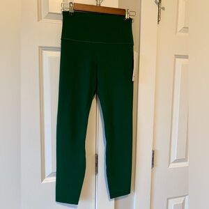 Lululemon Align leggings Evergreen size 6, 25”